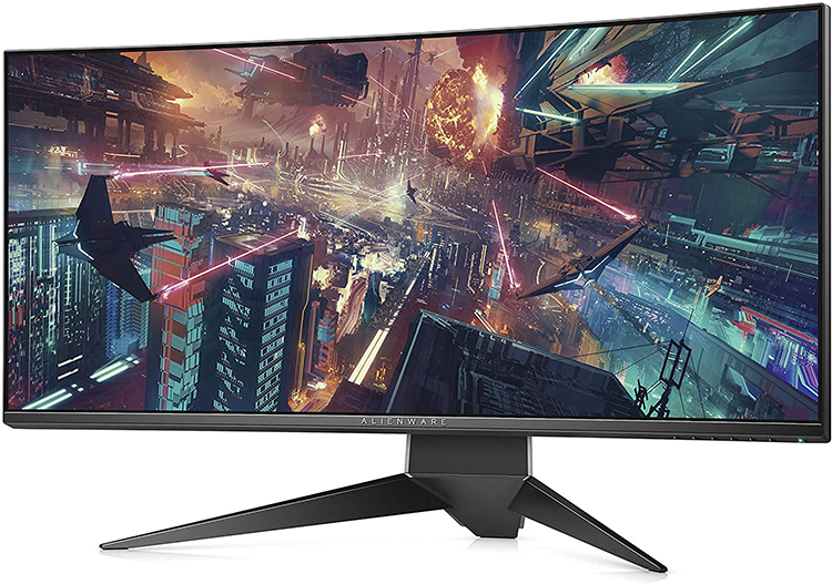 photo écran pc incurvé Alienware AW3418DW