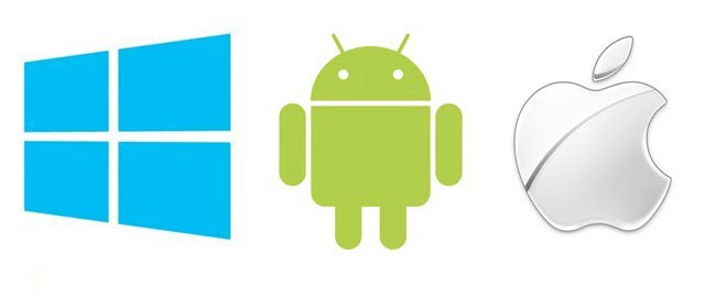 android vs chrome vs windows vs ios