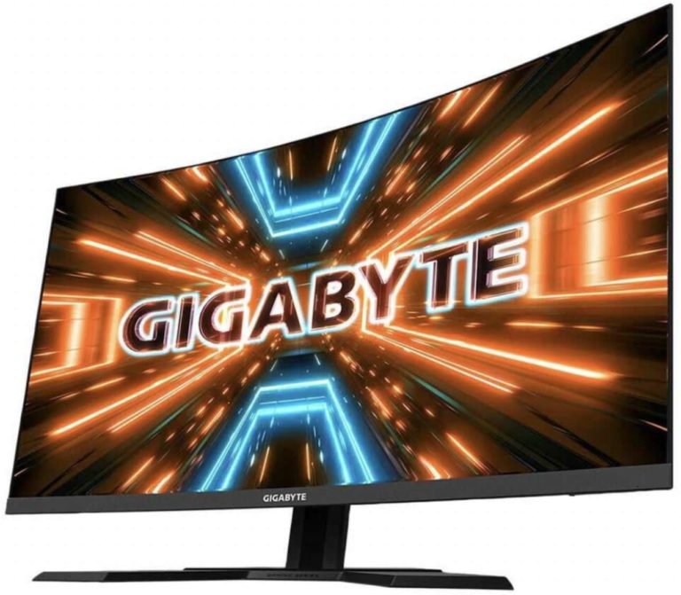 photo du moniteur gaming incurvé Gigabyte G32QC